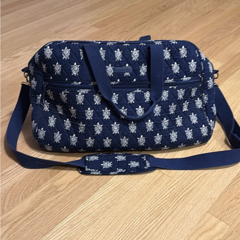Vera Bradley Miramar Weekender Duffel bag turtle print
